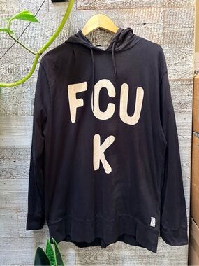🏷 FCUK French Connection |  Graphic Initials Hoodie - Men's/Unisex XXL, Navy